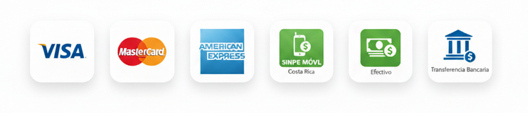 Pasarela de pago Grupo Novo: tarjetas, SINPE y transferencia